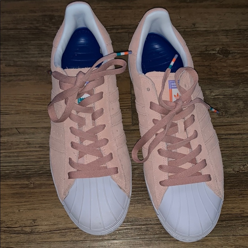 Pink Suade Adidas